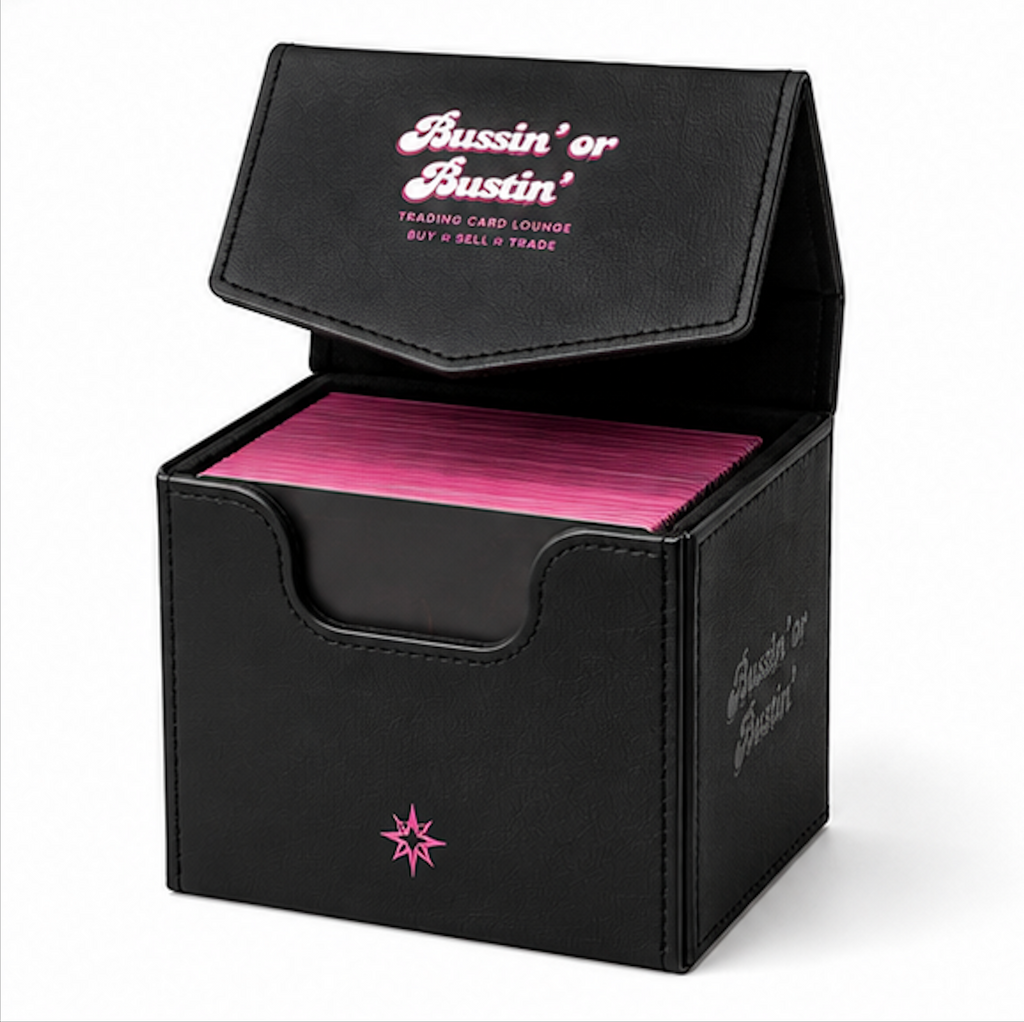 Bussin' Or Bustin' – Premium Deck Box Midnight Black