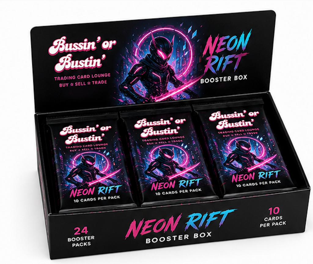 Bussin' Or Bustin' – Neon Rift Booster Box – 24 Packs