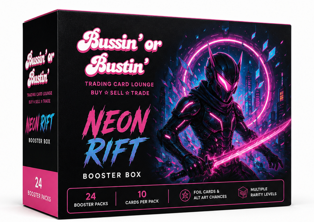 Bussin' Or Bustin' – Neon Rift Booster Box – 24 Packs