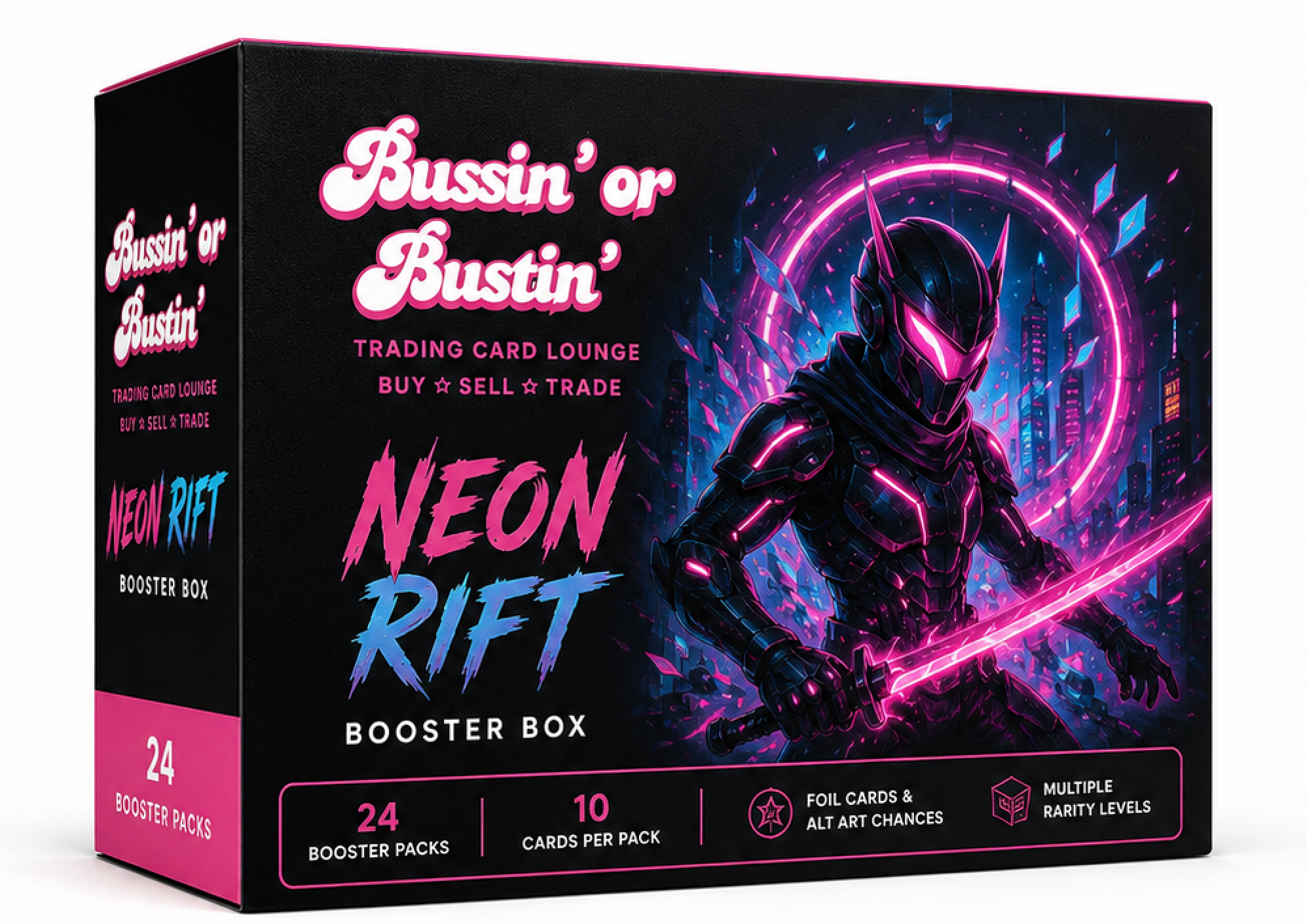 Bussin' Or Bustin' – Neon Rift Booster Box – 24 Packs