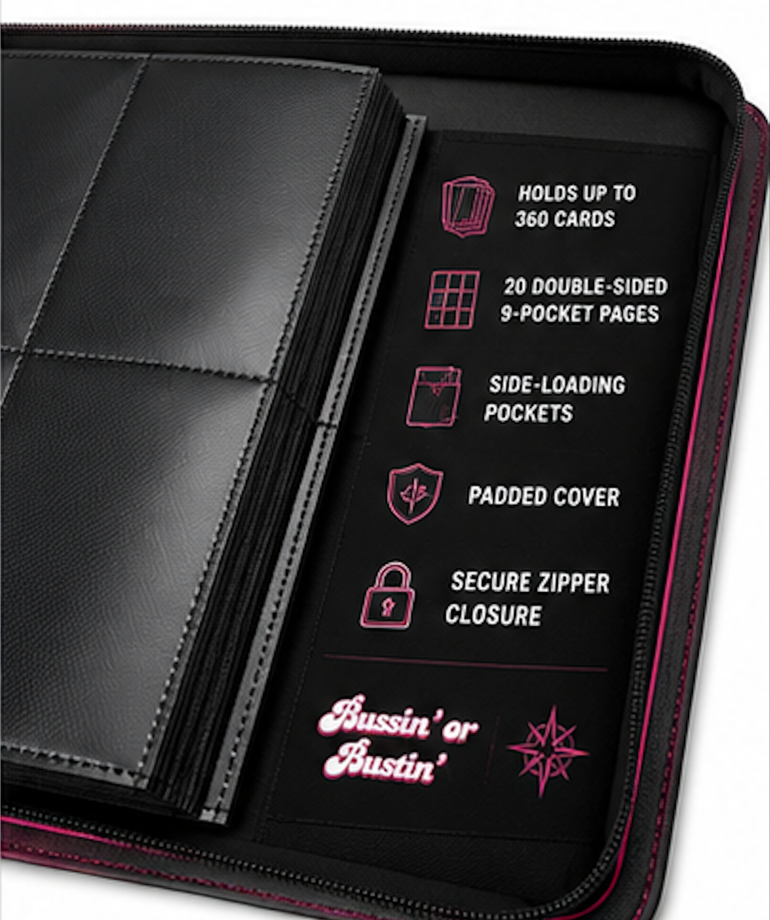 Bussin' Or Bustin' – Vault Series Premium Card Binder – 360 Cards
