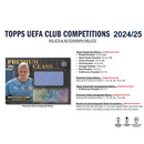2024/25 Topps UEFA Club Competitions Soccer Hobby 12-Box Case