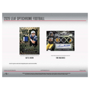 2026 Leaf Optichrome Football Jumbo Box