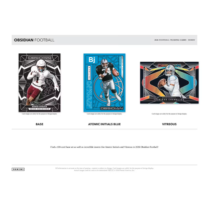 2026 Panini Obsidian Football Hobby Box