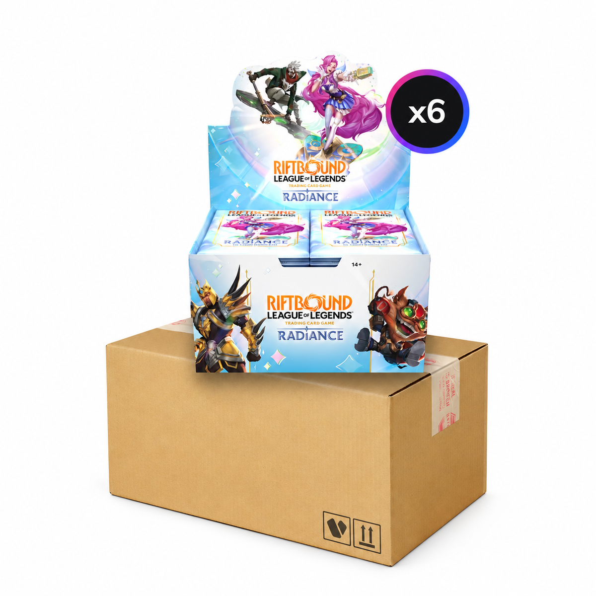 Riftbound: League of Legends TCG - Set 05 - Radiance - Display Case (6x Booster Boxes)